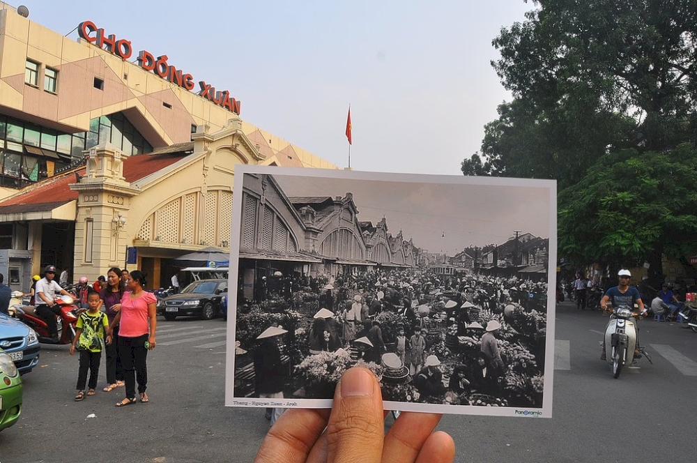 Dong Xuan market is associated with many important historical milestones of the country
